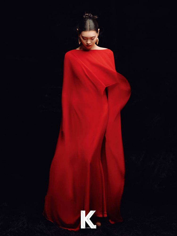 New Ethnic Fashion - 2026 Yeni Moda, Lüks Kırmızı Renk,